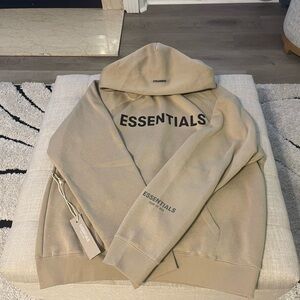 Essentials Desert sand Hoodie size XL U.S. NWT